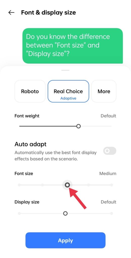 मोबाइल पर Text Size को बड़ा कैसे करें?